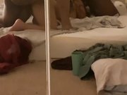 Amateur interracial threesome sex with white woman and two BBC