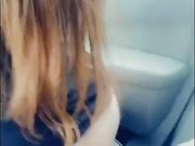 Slutty girlfriend rides black friend and boyfriend in car at same time