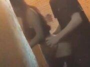 Excited amateur couple caught having sexual intercourse after party and privately filmed
